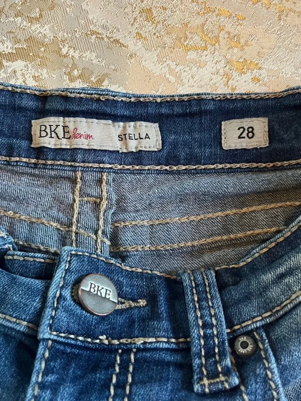 BKE Buckle Denim Jean Shorts Womens sz 28 Lot of 2 Payton Stella Blue Distressed